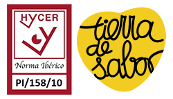 logotipo hycer tierra de sabor