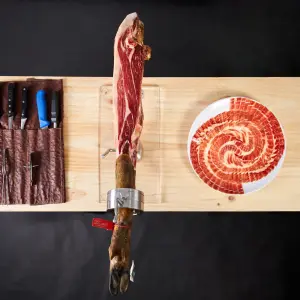 Jamon de bellota 50% estudio