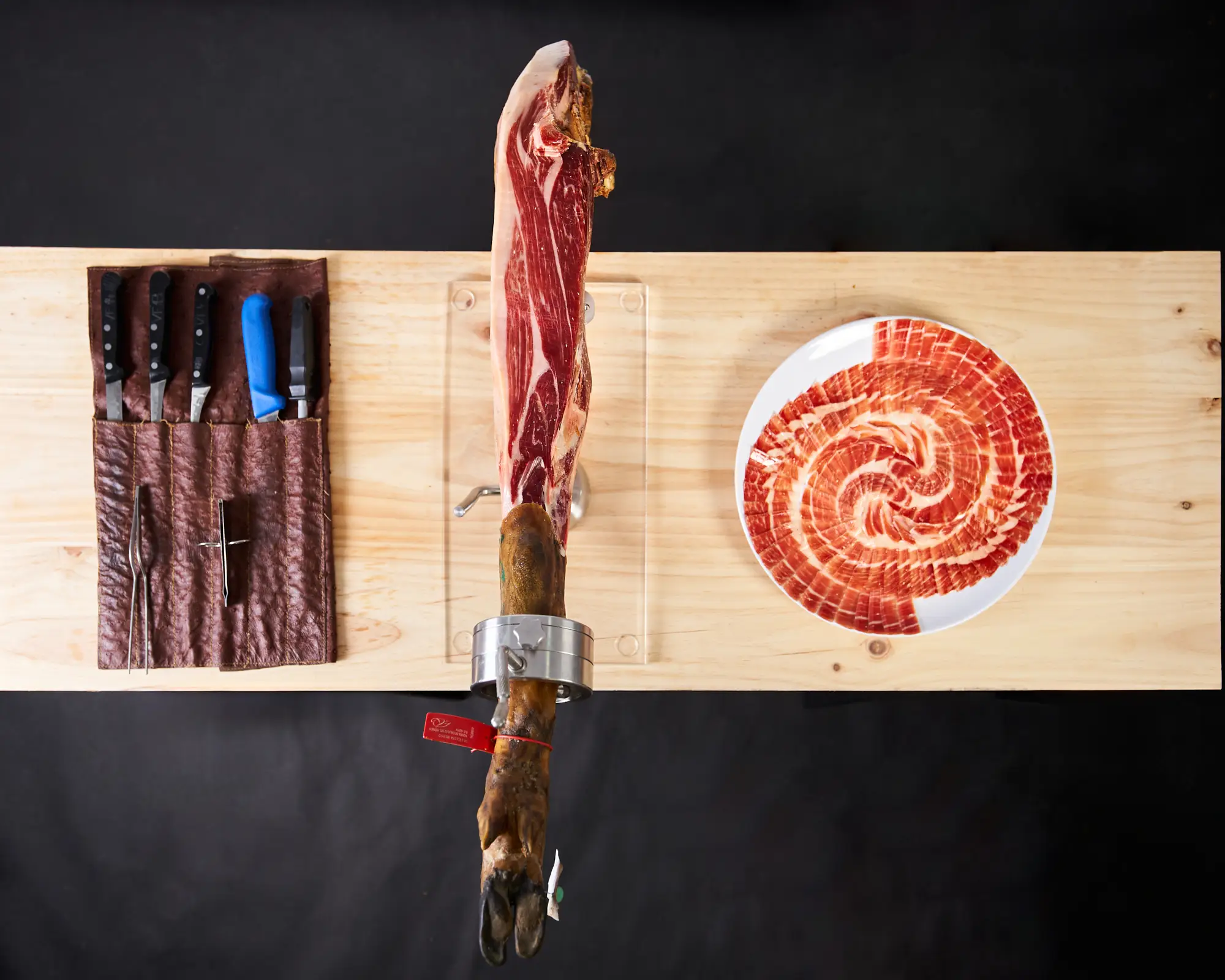 Jamon de bellota 50% estudio